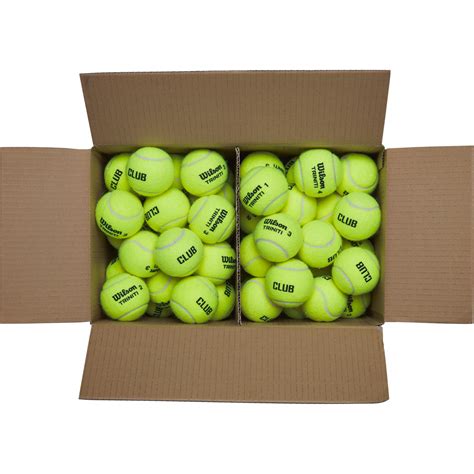 Wilson Triniti Club Tennis Balls - Box of 6 Dozen Balls - Tennisnuts.com