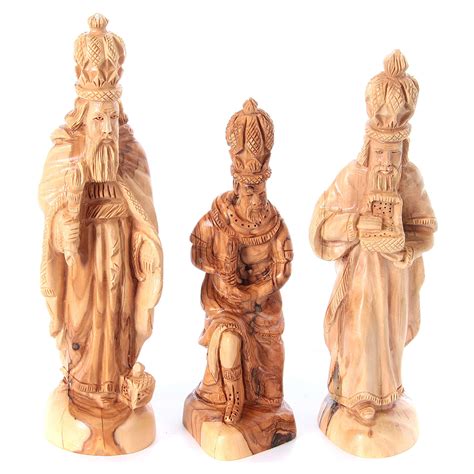 Bethlehem olive wood nativity 22 cm | online sales on HOLYART.com