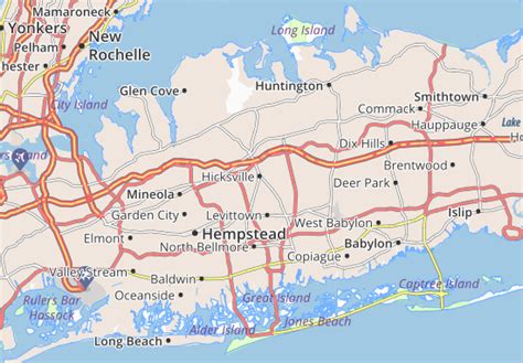 Mapa MICHELIN Hicksville - mapa Hicksville - ViaMichelin