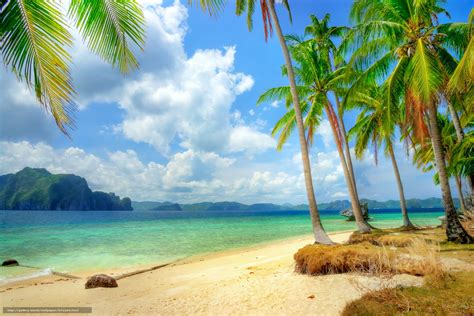 scaricare gli sfondi spiaggia, oceano, sabbia, tropici Sfondi gratis ...