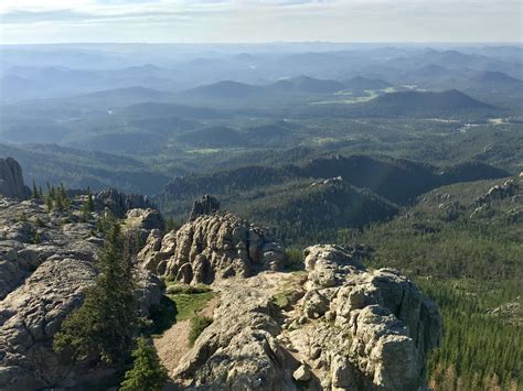 Black Elk Peak (Harney Peak), Black Hills National Forest, South Dakota. The most breathtaking ...