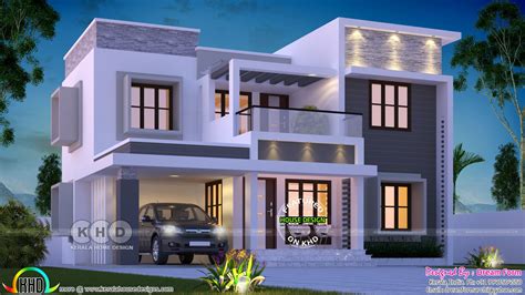 House roof design, Duplex house design, Kerala house design