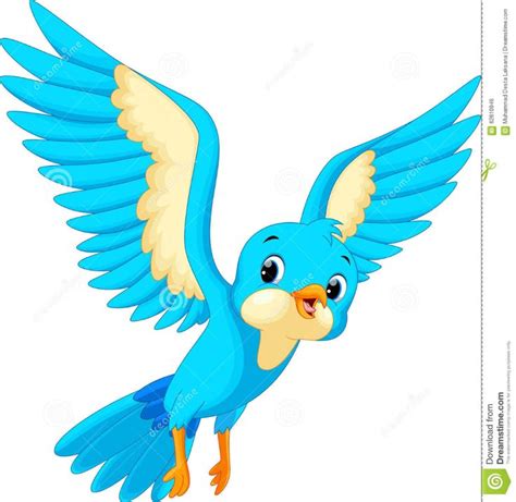 Cute bird cartoon stock illustration. Illustration of cartoon - 62610946 | Cute drawings, Cute ...