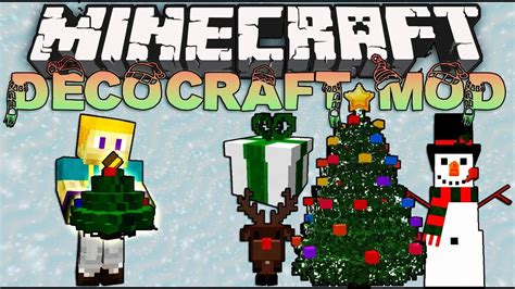 Minecraft: Christmas Decorations! [DecoCraft Mod] - YouTube