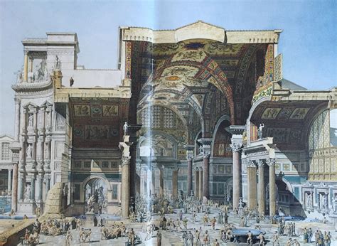 The Baths of Diocletian - reconstruction | Rome, Roman architecture ...