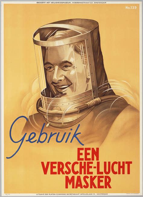 Vintage Dutch Safety Posters - Imgur Health And Safety Poster, Safety Posters, Advertising Signs ...