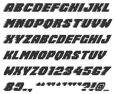 12 Racing Fonts Type Images - Racing Logos Font, Racing Script Font and Race Car Number Fonts ...