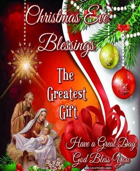 Christmas Eve Blessings Religious Quote Pictures, Photos, and Images for Facebook, Tumblr ...