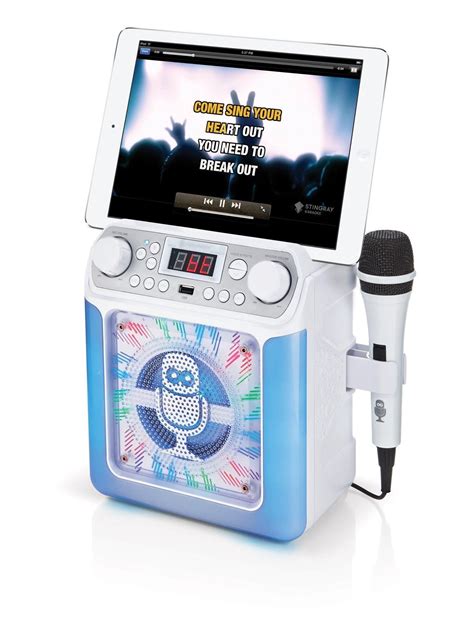 Groove Mini - Disco Light Mp3+G Karaoke System With Voice Changer Effects - White - One Colour ...