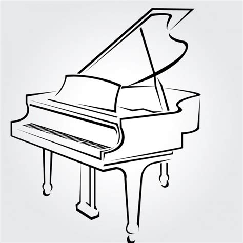 Free Piano Outline Cliparts, Download Free Piano Outline Cliparts png ...