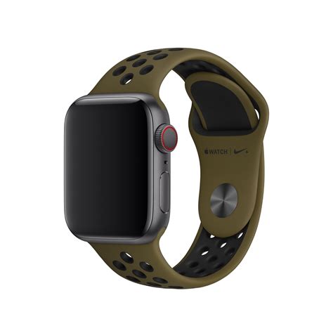 Olive Flak/Black Nike Sport Band : r/AppleWatch