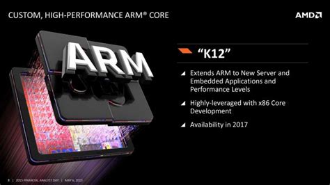 AMD’s K12 ARM CPU Now In 2017