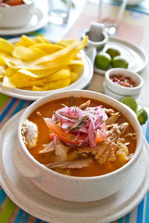 Encebollado, Fish Stew, Typical Ecuadorian Dish Stock Image - Image of color, albacore: 52859331