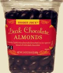 Trader Joe's Dark Chocolate Almonds... My Favorite! | Dark chocolate ...