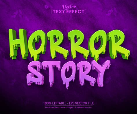 ArtStation - Horror text effect, editable halloween and cartoon text style | Artworks