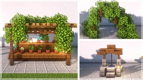 30 astuces de build / décoration de jardin dans Minecraft - Minecraft.fr