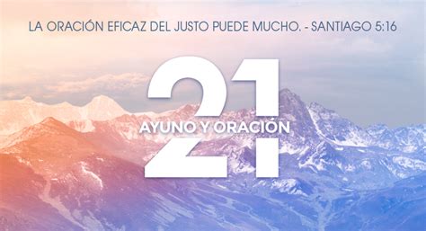 21 días de ayuno y oración - Comunidad de Fe