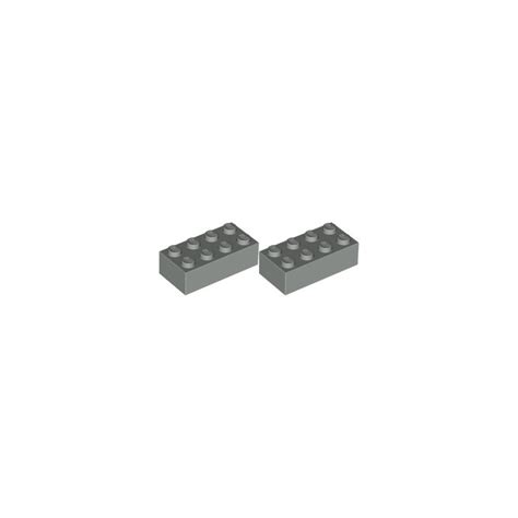 LEGO 2x4 Light Grey Bricks Set 3459 | Brick Owl - LEGO Marketplace