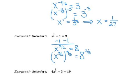 A2 CC Unit 3 Lesson 5 Reciprocal exponent - YouTube