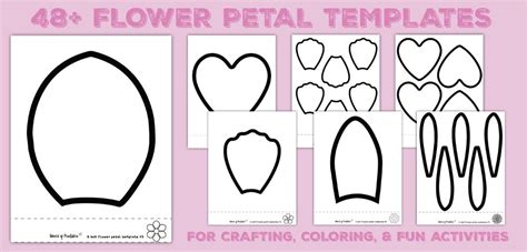 Printable Paper Flower Templates