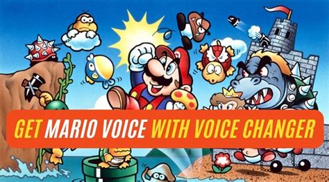 How to Change Voice into Voice of Mario Online with 1 Click?