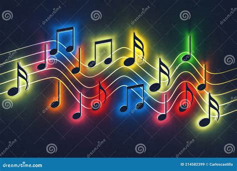 Music Background Design.Musical Writing Stock Illustration ...