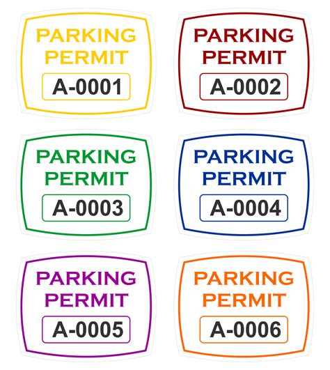 Parking Permit Template - 10 Free PDF Printables | Printablee