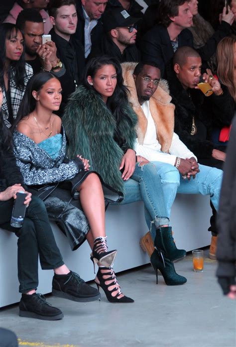 Rihanna at Adidas Originals x Kanye West YEEZY SEASON 1 fashion show ...