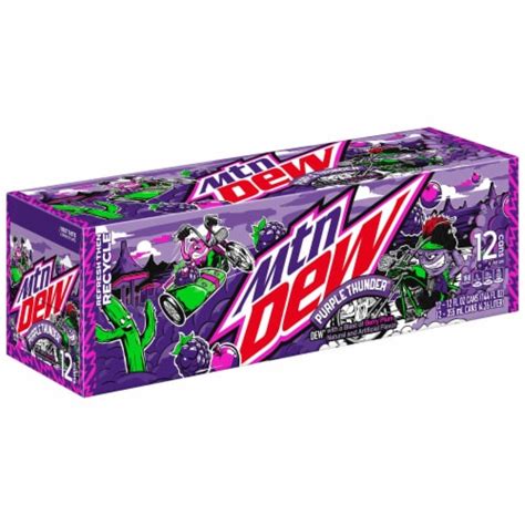 Mountain Dew® Purple Thunder Soda Cans, 12 pk / 12 oz - Fry’s Food Stores