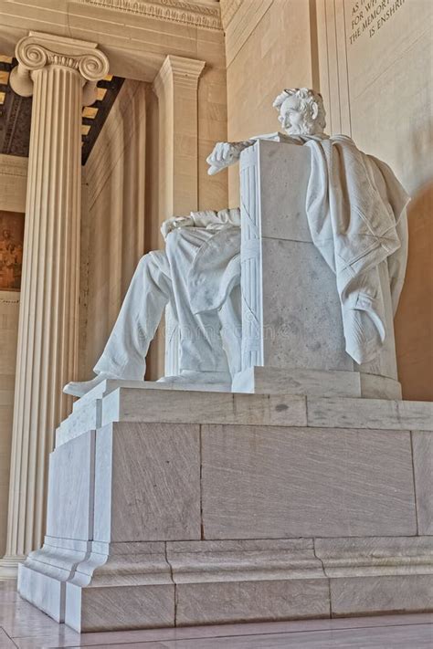 Lincoln Memorial Statue in Washington DC USA Editorial Photography ...