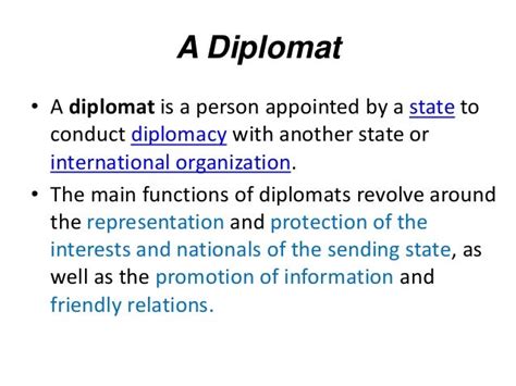 Diplomacy