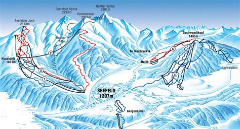 Seefeld Piste Map | trails & marked ski runs | SNO