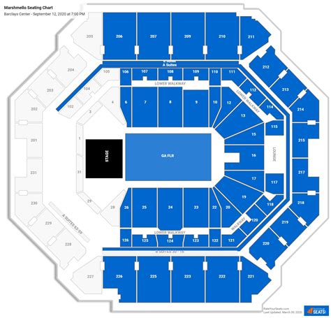 Barclays Center Seating Charts for Concerts - RateYourSeats.com