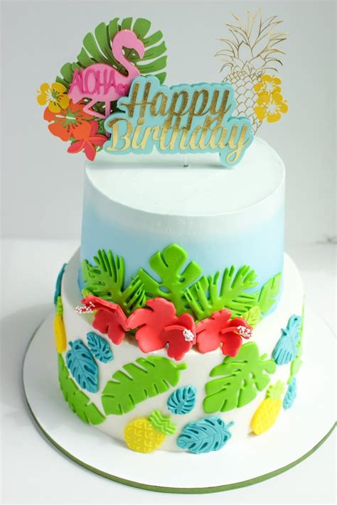 Luau Cake Topper, Hawaiian Party Theme | lupon.gov.ph