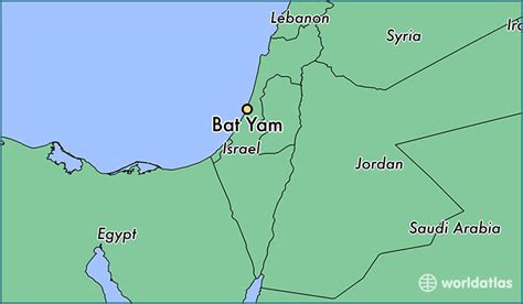 Where is Bat Yam, Israel? / Bat Yam, Tel Aviv Map - WorldAtlas.com