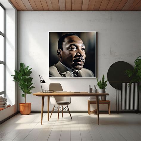 Martin Luther King Print Martin Luther King Wall Décor Mlk Print Martin ...