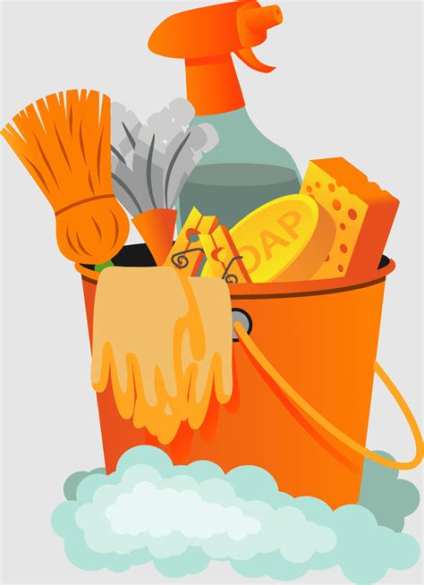 Spring Cleaning, cleaner, Cleaning, beak, service, orange, food, design, icons, Cartoon | Anyrgb