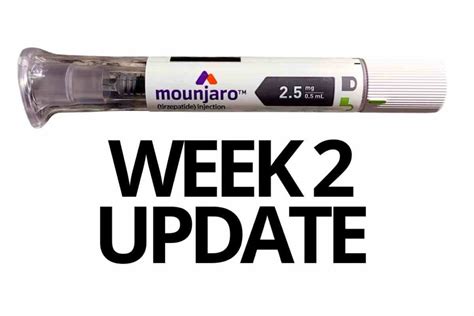 Mounjaro Week 2 Update - Weight Loss Results And Side Effects