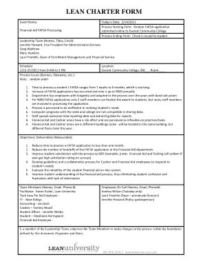 18 Printable project charter example pdf Forms and Templates - Fillable Samples in PDF, Word to ...