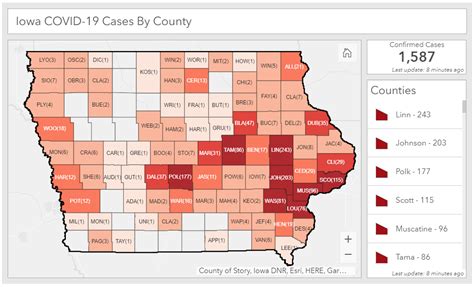 Iowa records 7 new deaths, 77 new coronavirus cases on Easter Sunday ...