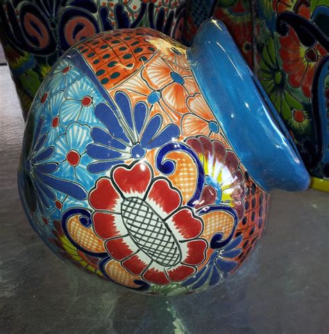 Fantastic Talavera Mexican Glazed Pottery | Laurel Oaks Nursery