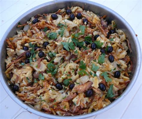 Bacalhau a bras - What's the recipe today