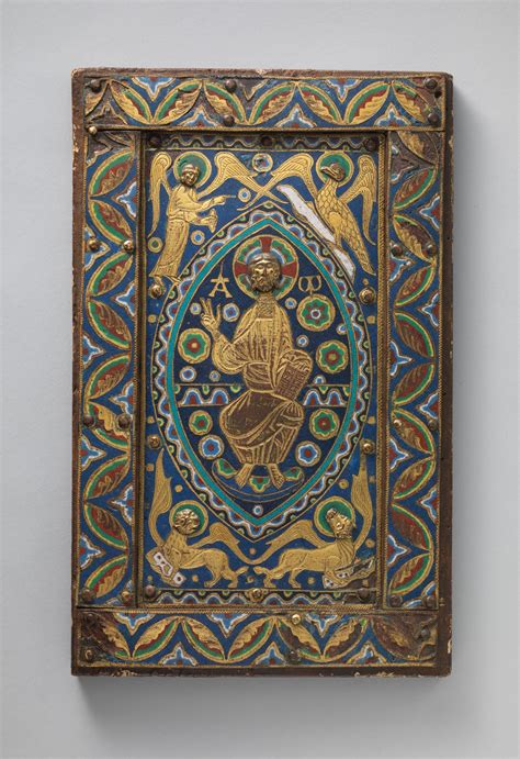 Book-Cover Plaque with Christ in Majesty | French | The Met