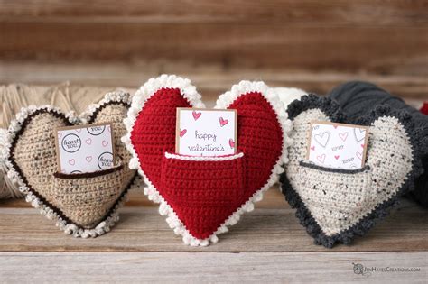 Crochet Heart Pillow Crochet Valentine's Day Pattern | Etsy