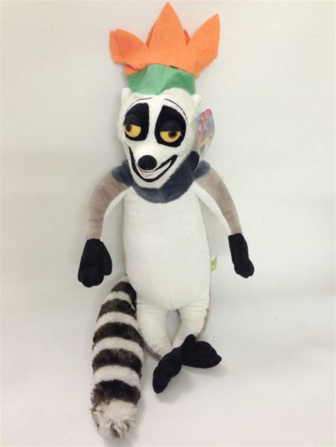 Madagascar King Julien XIII Plush Toy, Lemur Baby Gift, Kids Doll Christmas gifts 30cm | Child ...