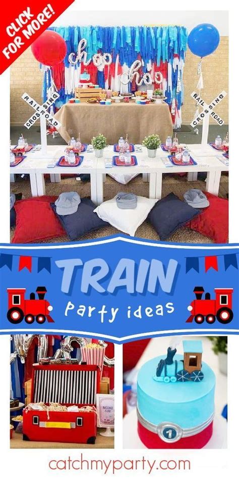 40 TRENDING Boy Birthday Party Themes and Party Ideas (2024)! | Train birthday theme, Trains ...