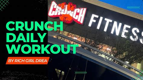 Daily Workout at crunch Fitness - YouTube