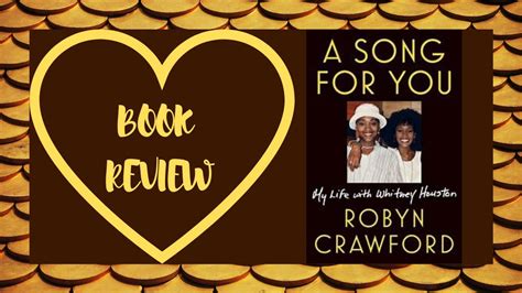 ROBYN CRAWFORD | A SONG FOR YOU | BOOK REVIEW - YouTube