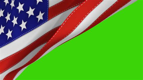 American waving Flag seamless loop animation. 4K Resolution 38450207 ...