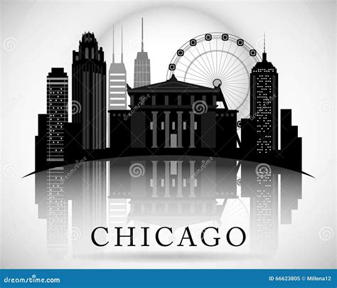 26+ Chicago Skyline Cartoon Images - Sky Image